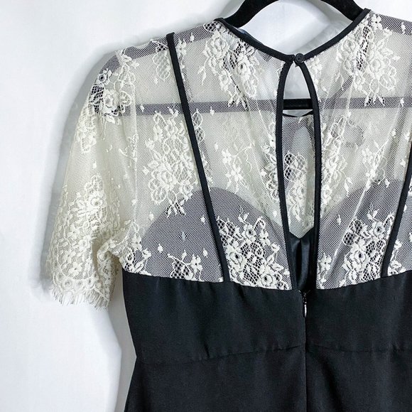 Forever 21 Eyelash Lace Sweetheart Mini Dress - Picture 8 of 10